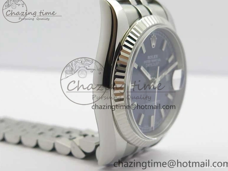 1228 DateJust 36 SS 116234 ARF 1:1 Best Edition 904L Steel Blue Dial on Jubilee Bracelet SH3135 V TravelReady 3214